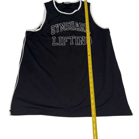 Gymshark Black Athletic MESH Tank Top Sz Small - Picture 5 of 10